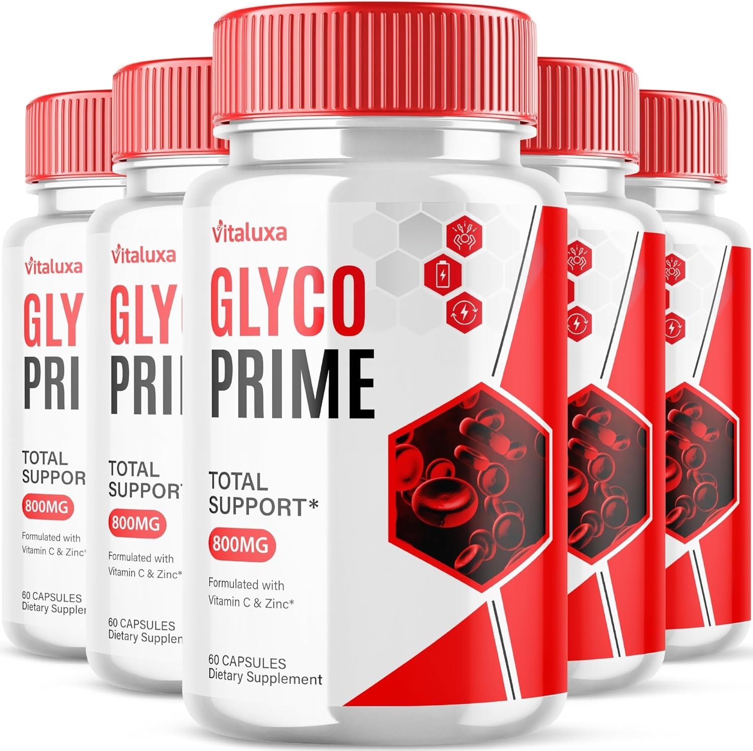 (5 Pack) GlycoPrime Pill for Advance Blood Health Support (300 Capsules)