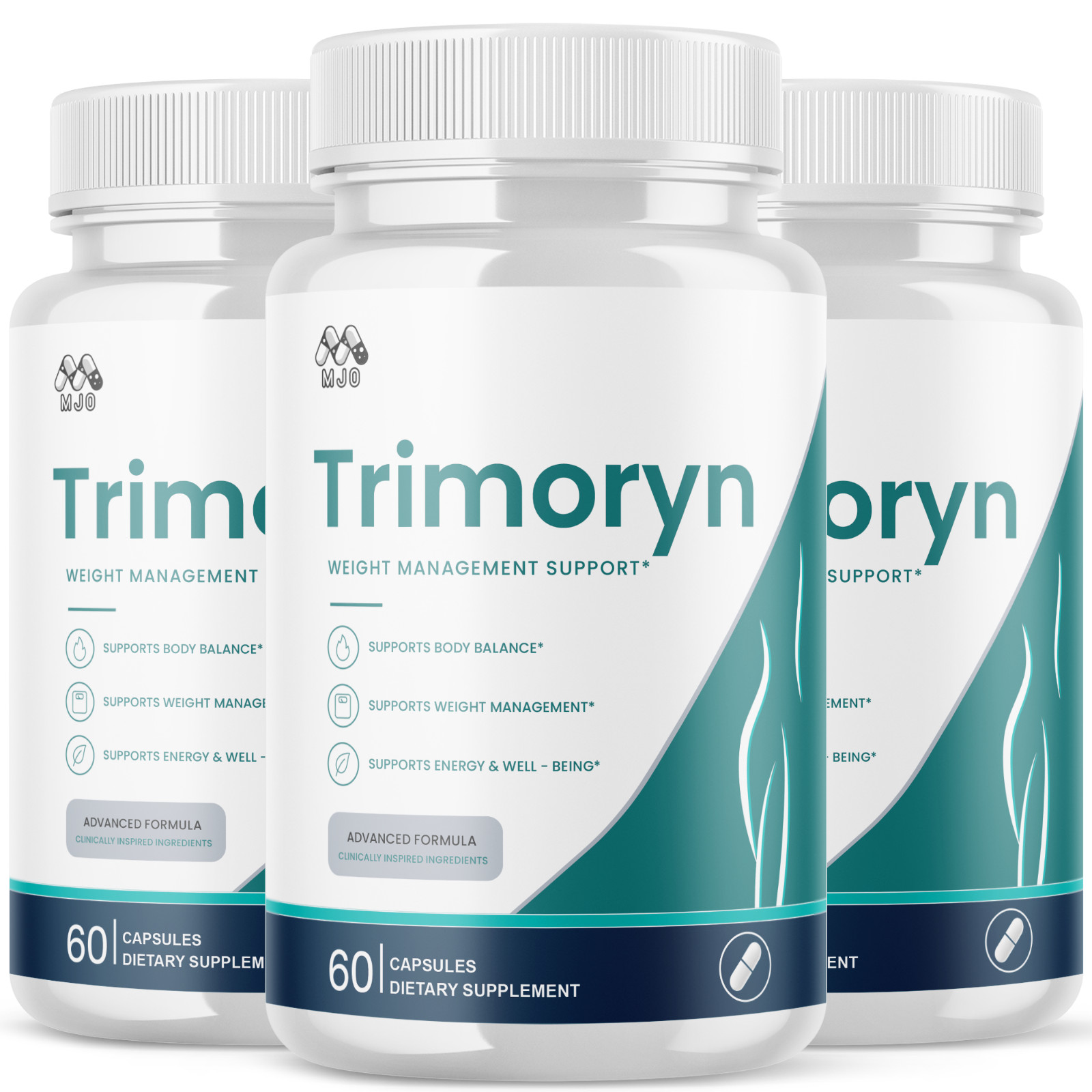 (3 Pack) Trimoryn Advanced Weight Management Support Supplement 180 Capsules