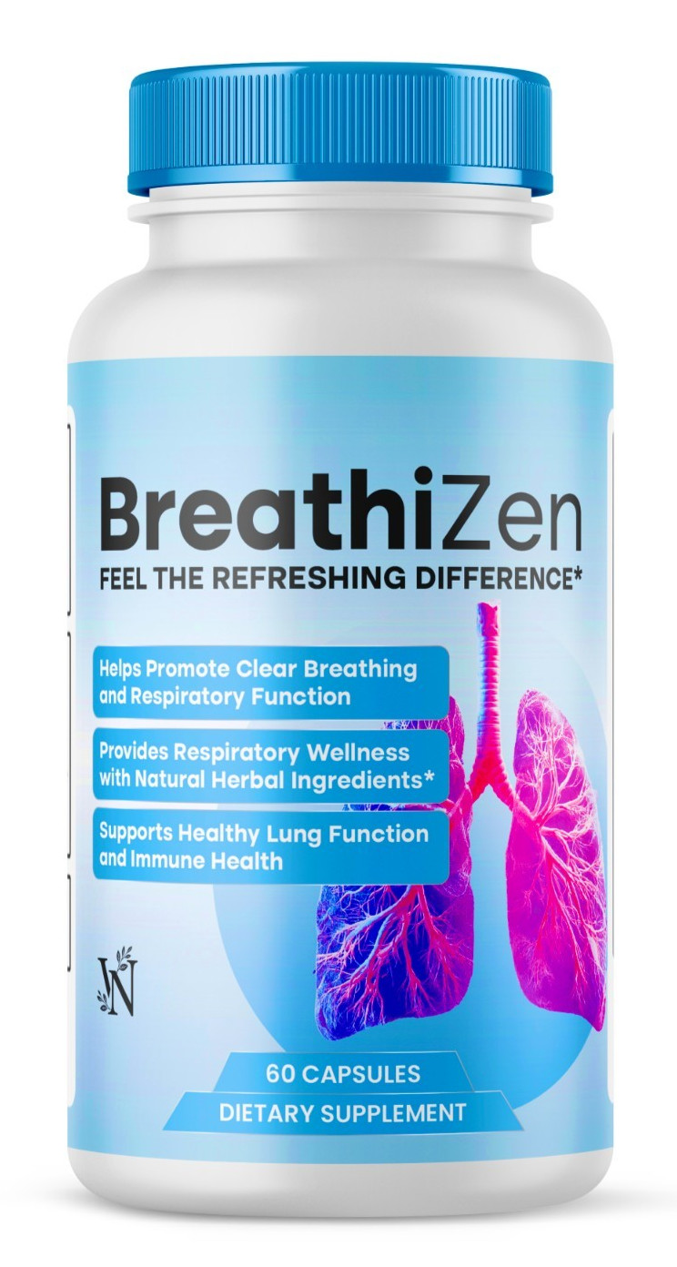 BreathiZen Lung and Breathing Health Support Dietary Supplement 60 Capsules