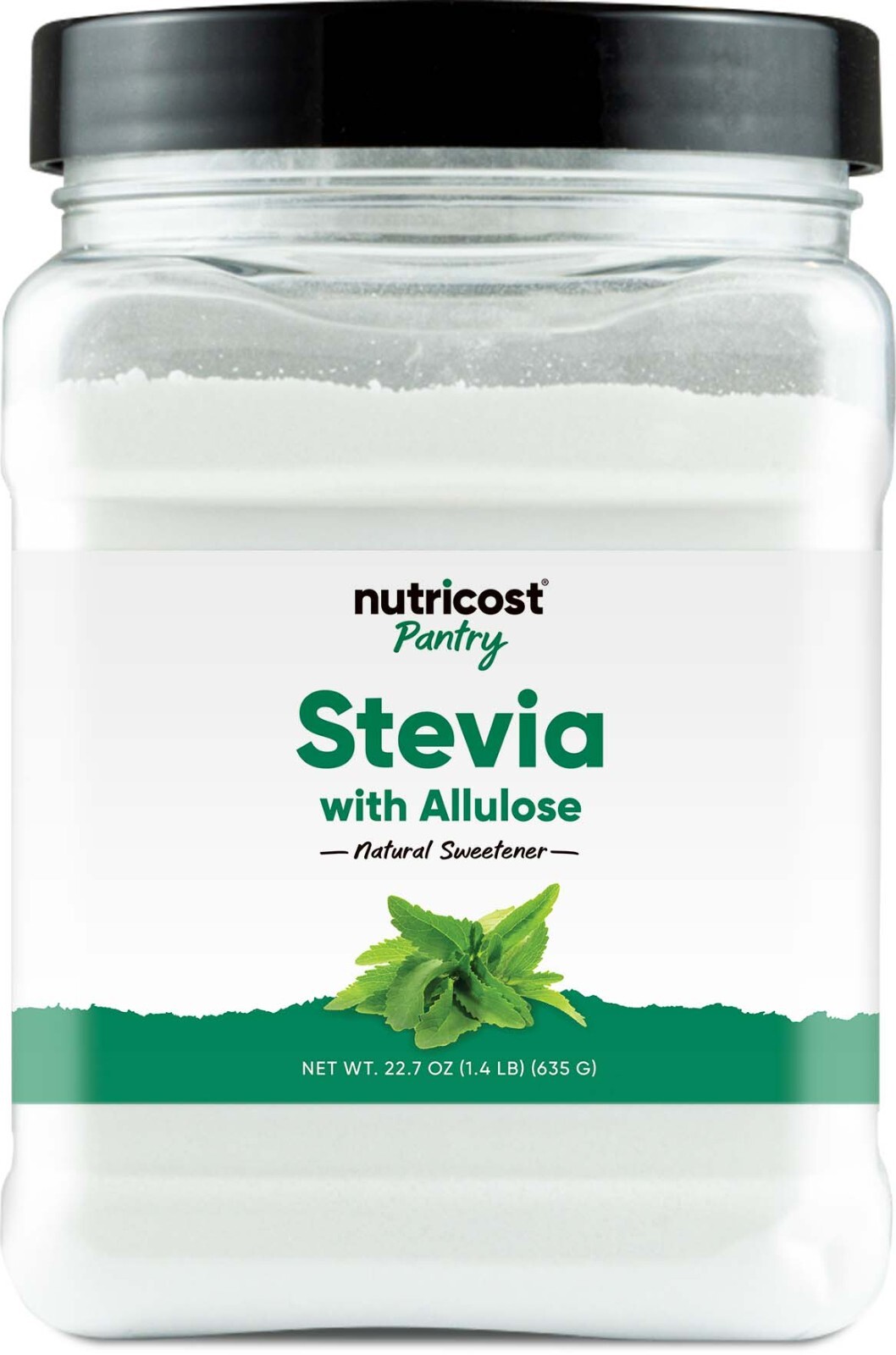 Nutricost Pantry Stevia On Allulose (1.4 Pound) Natural Sweetener