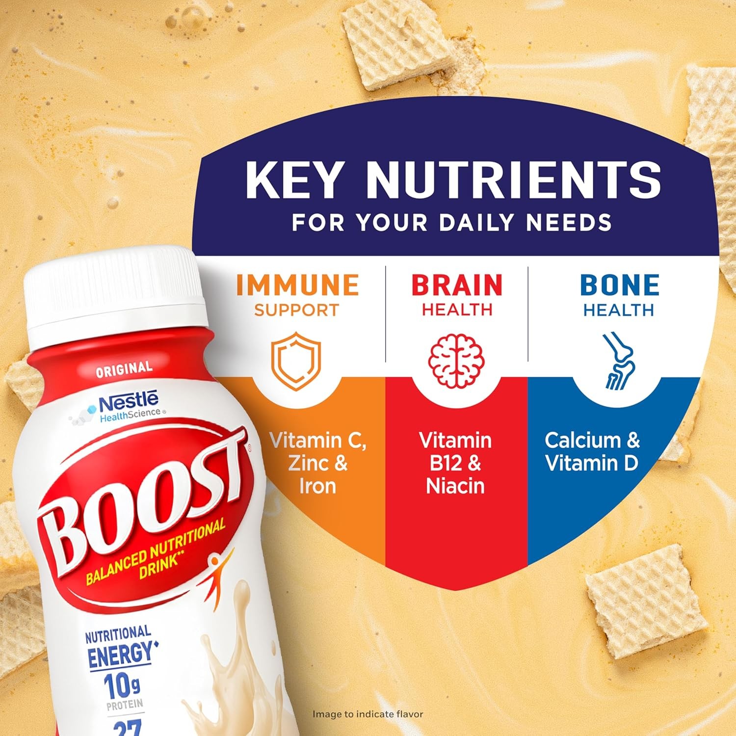 BOOST Original Ready to Drink Nutritional Drinks, Very Vanilla, 8 Fl Oz (24 PK)