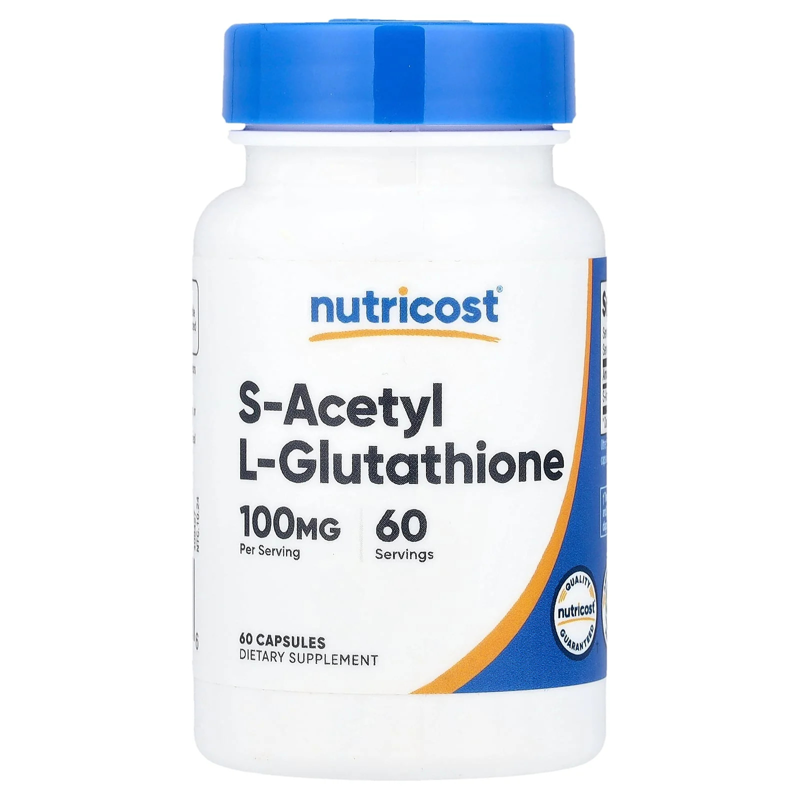 2 X Nutricost, S-Acetyl L-Glutathione, 100 mg, 60 Capsules
