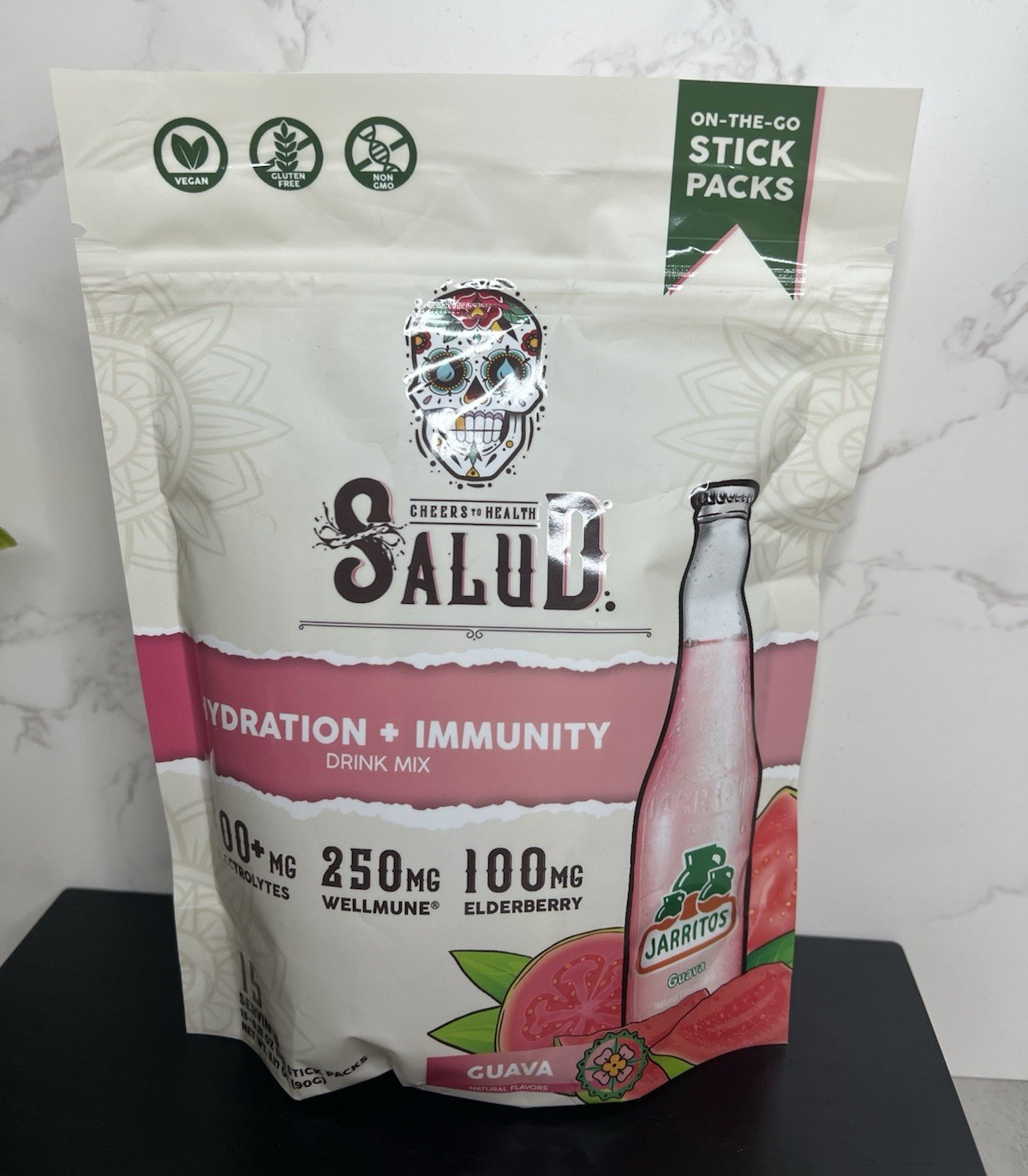 Salud Hydration+Immunity Electrolyte Drink Mix Guava 15 Exp 03/28