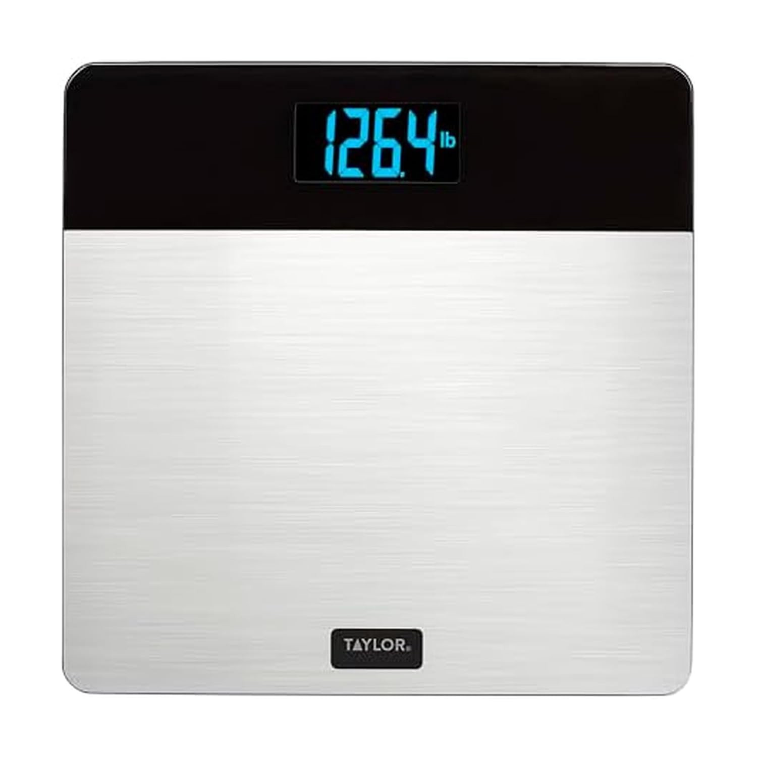Digital Bathroom Scale 400 lb Capacity Tempered Glass Body Weight Scale by
