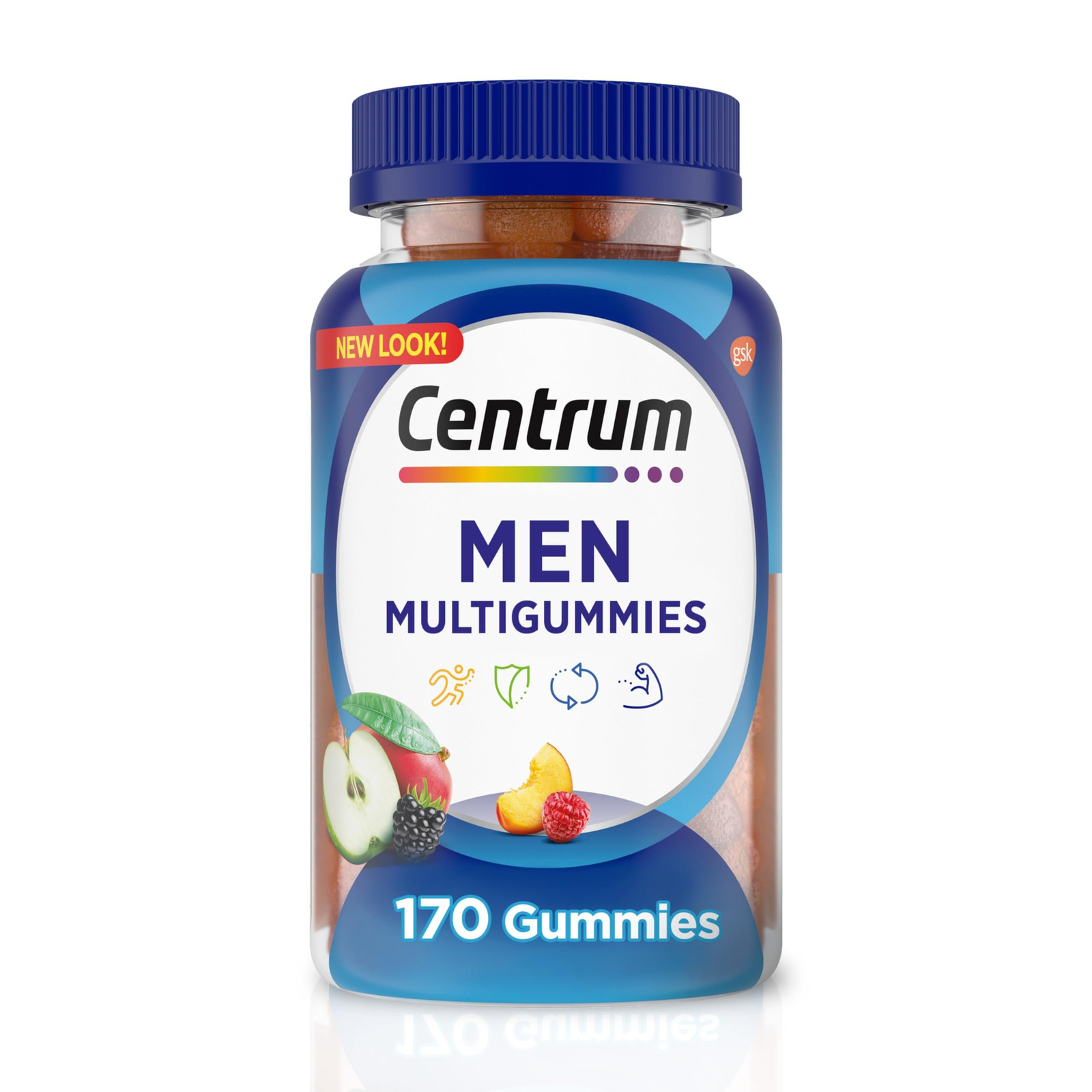 Centrum MultiGummies Gummy Multivitamin for Men, Multivitamin/Multimineral…