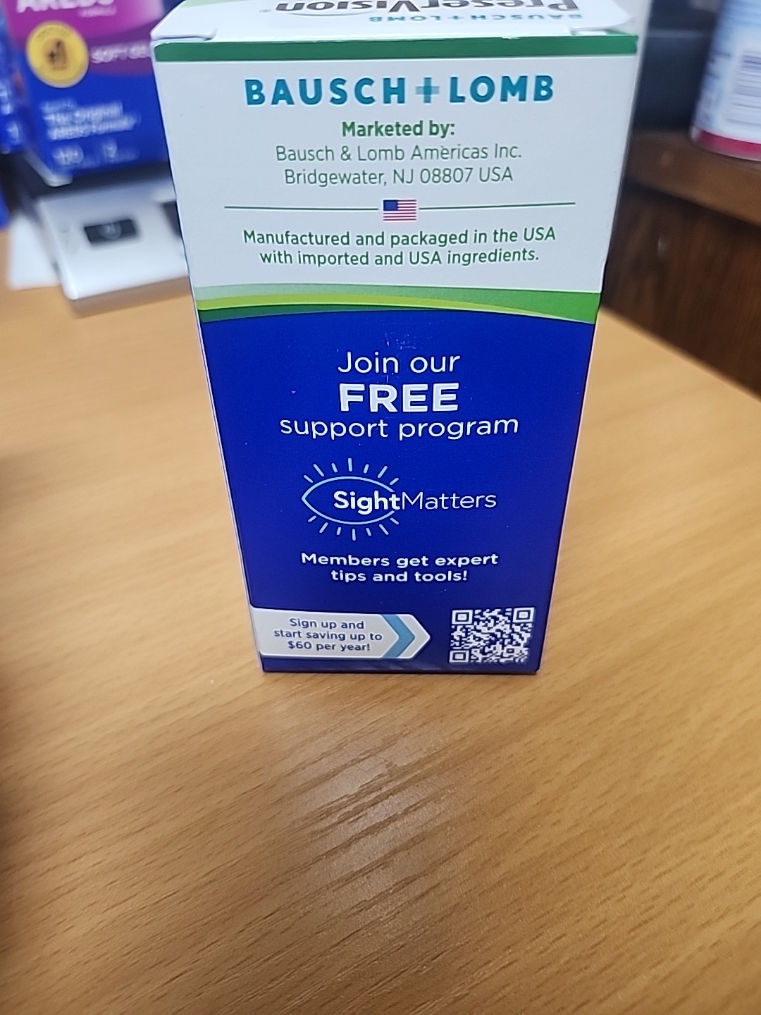 Bausch & Lomb PreserVision Eye Vitamin and Mineral Supplement – 90 Soft Gels