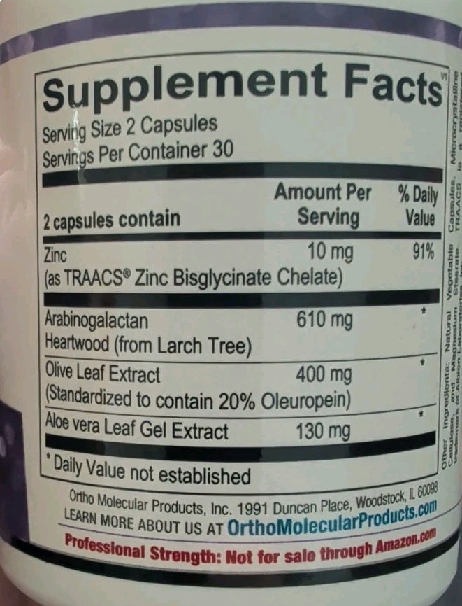 Ortho Molecular Products NK-Stim 120 Capsules Exp 11/2026 – New & Sealed