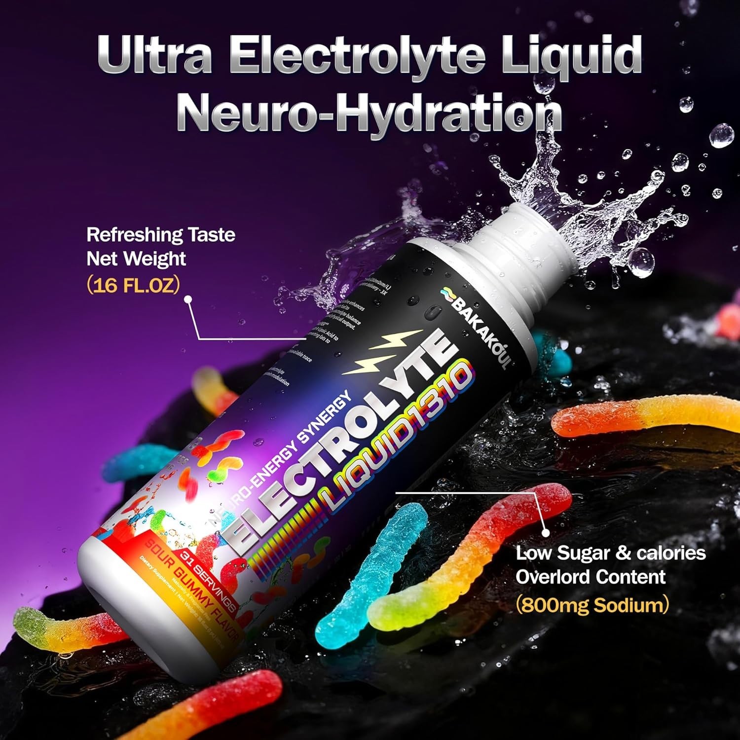 Carnitine Electrolyte Hydration Endurance Support Supplement Citicoline Taurine