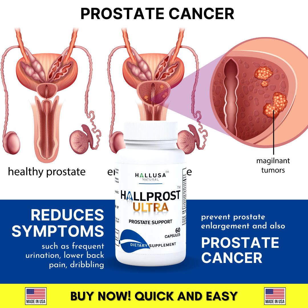 HALLPROST ULTRA – Prostate Supplement for Men – Healthy urine Flow – 60 cap