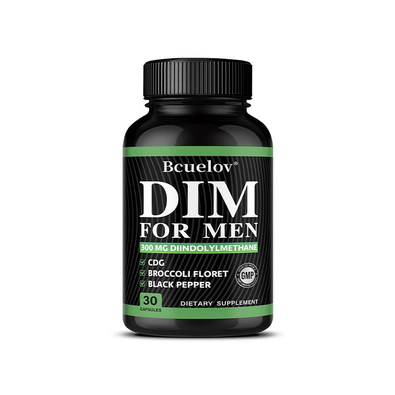 DIM Supplement for Men’s Hormone Balance Fitness Booster Diindolylmethane 30-120