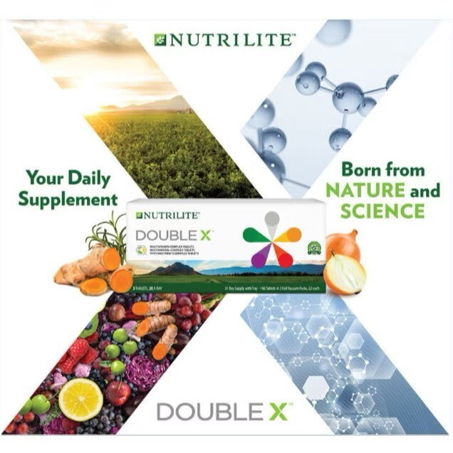 AUTHENTIC NUTRILITE Double X™ Tray 31Day Supply New Improved Formula 186 Tablets