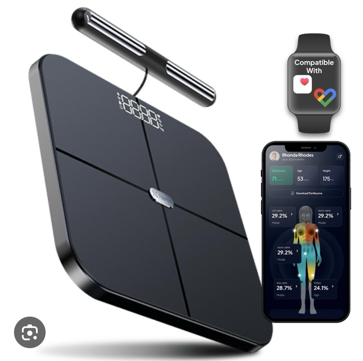 Brand New Hume Health The Body Pod Home Body Analyzer & Scale