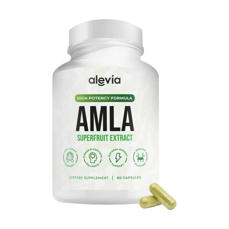 Organic Amla Capsules 1000mg 60 Capsules Gooseberry Amla Fruit Supplement