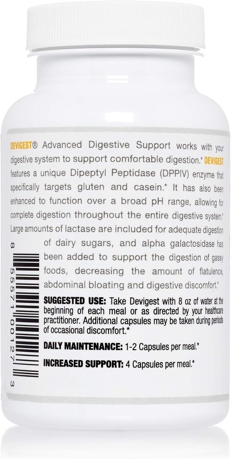 Devigest 90 Capsules – Vegetarian Digestive Formula for Food Sensitivities