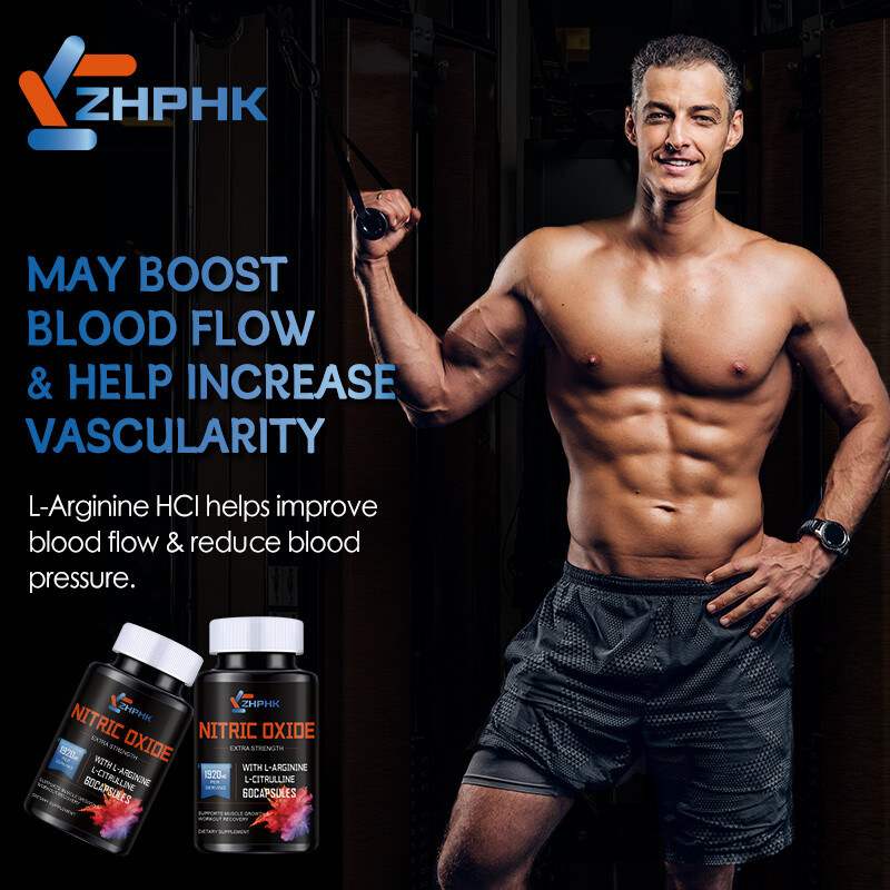 180 Nitric Oxide Booster Supplement w/ L-Arginine Premium Workout Muscle Capsule