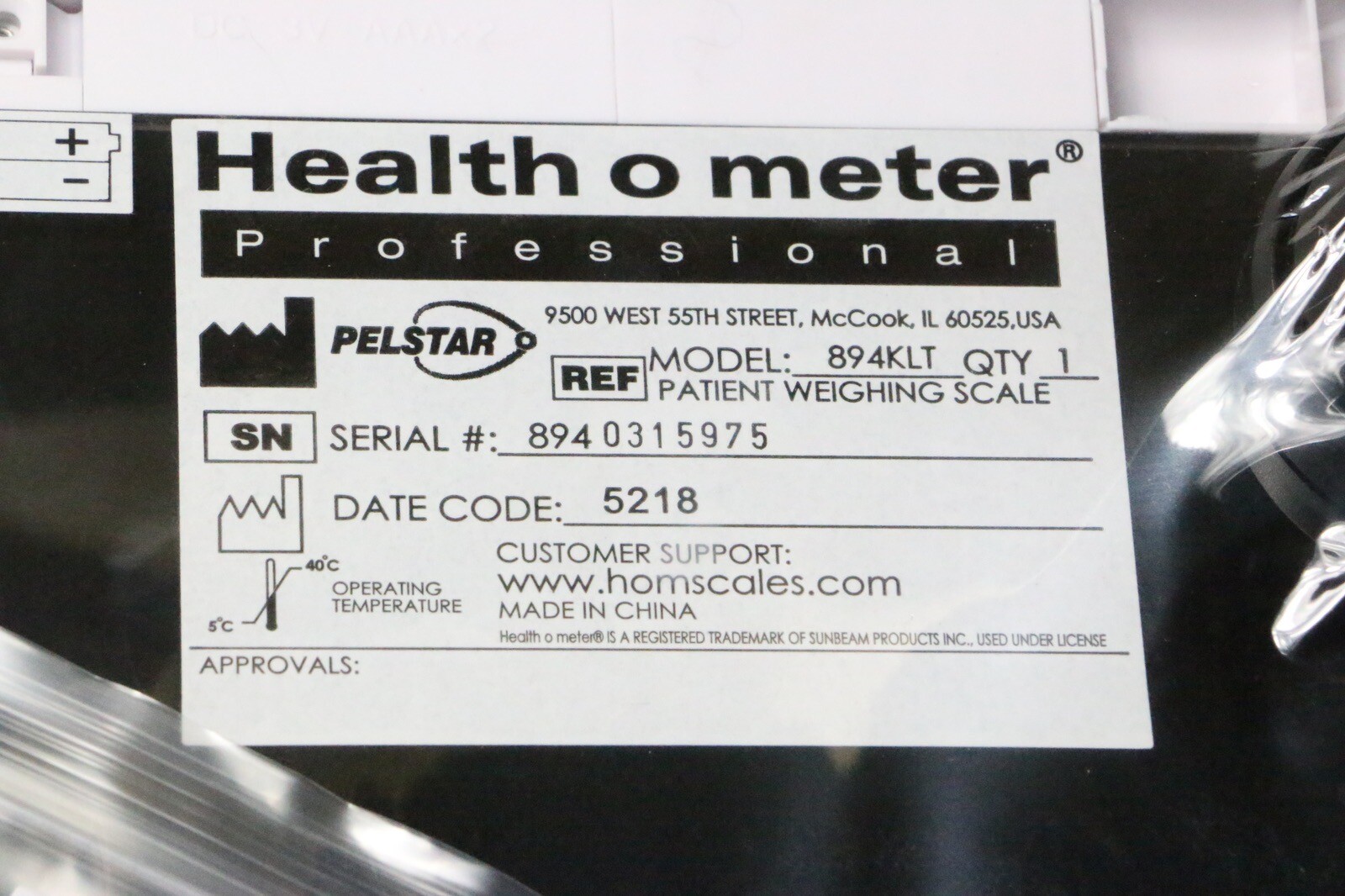 Health o meter Digital Bathroom Scale 400 lb Capacity Large Display White NEW