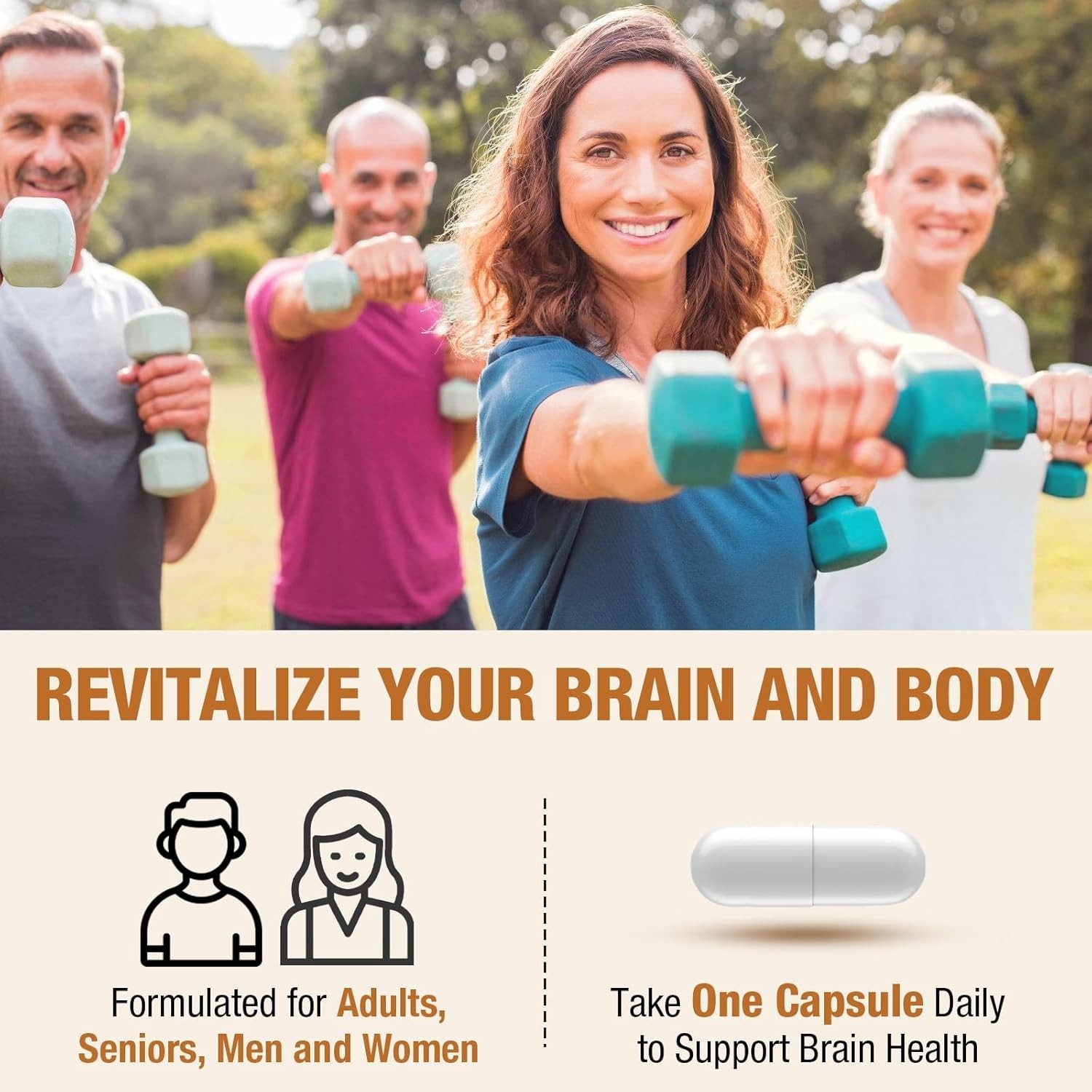 Liposomal Brain Supplement with Plasmalogen, Curcumin & Vitamin E – 60 Softgels