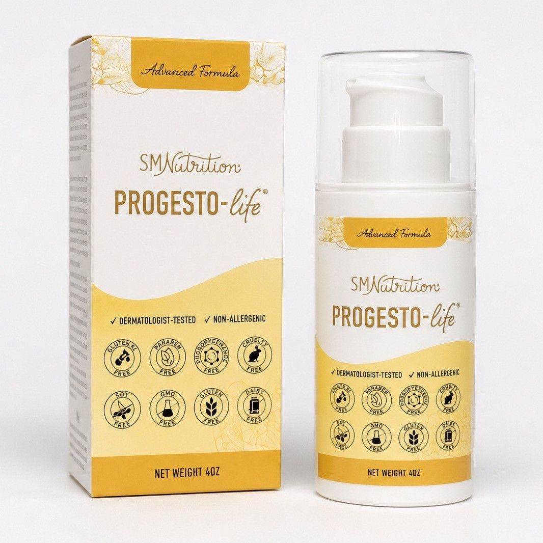 SMNutrition PROGESTO-Life Advanced Formula, Gluten-Free Paraben-Free 4 oz