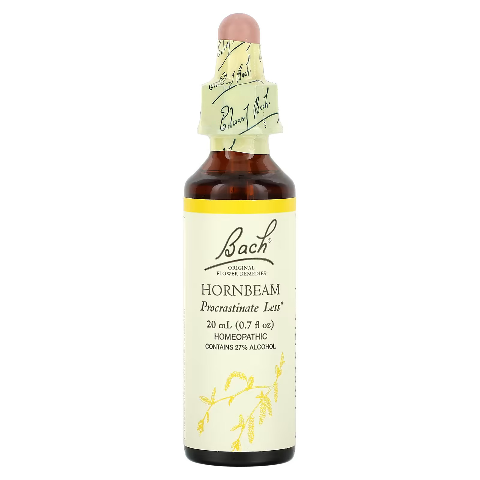 2 X Bach, Original Flower Remedies, Hornbeam, 0.7 fl oz (20 ml)