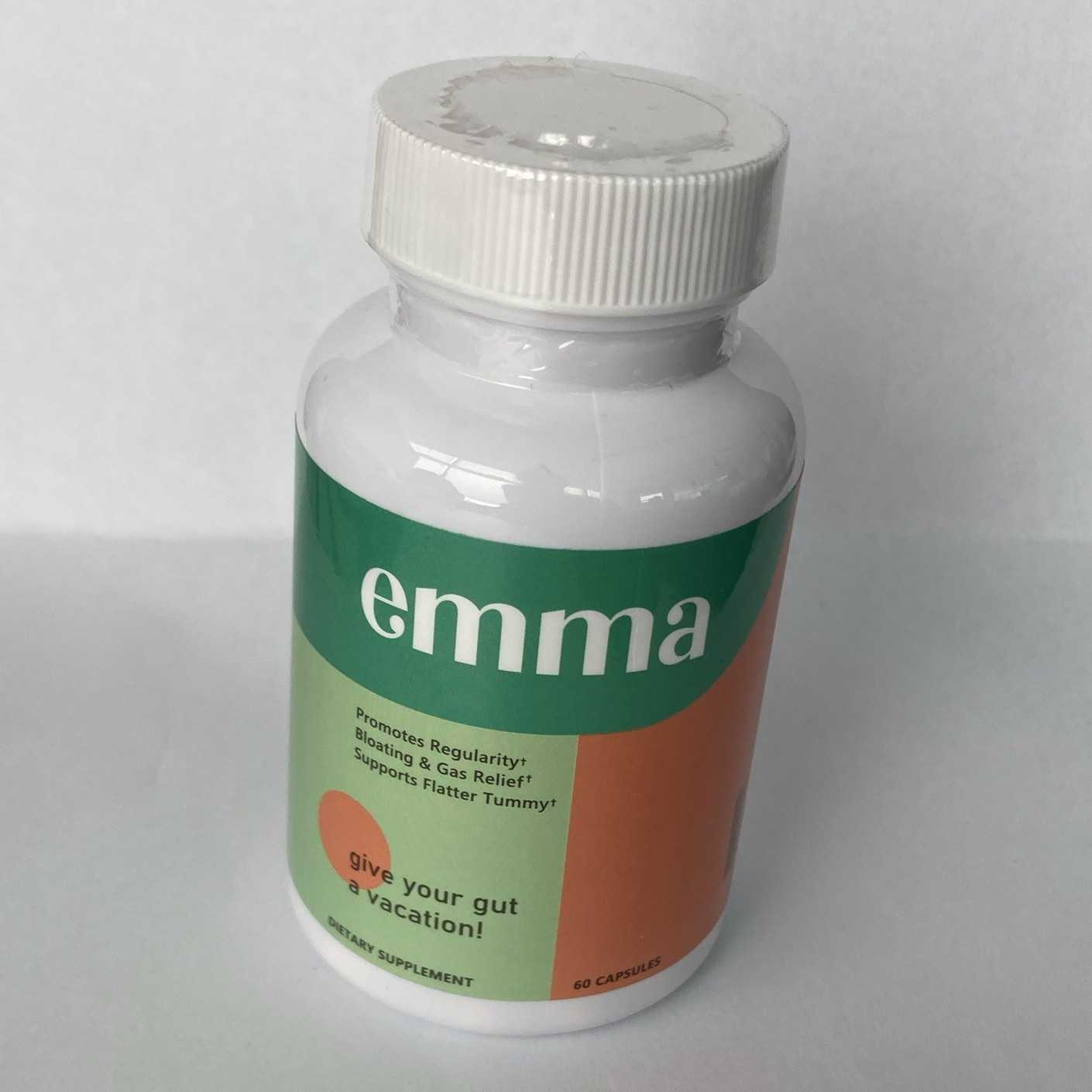 emma Digestive Support & Gas Relief Dietary Supplement Capsules 60 Count