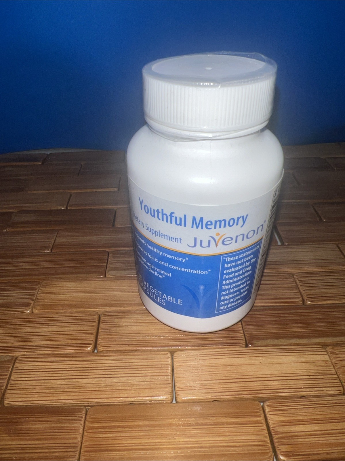 Juvenon Youthful Brain Memory/Brain Supp !!60 Count No Exp On Bottle