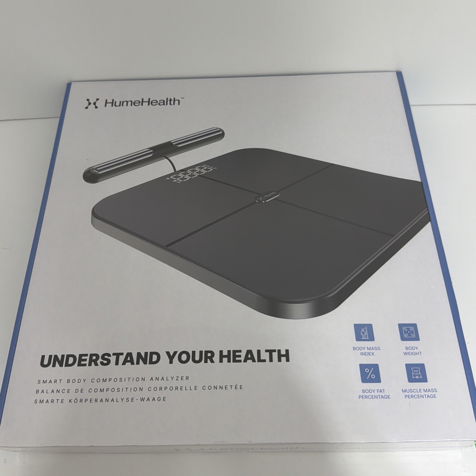 HumeHealth Smart Body Composition Analyzer Black Digital Bluetooth BMI Body Fat