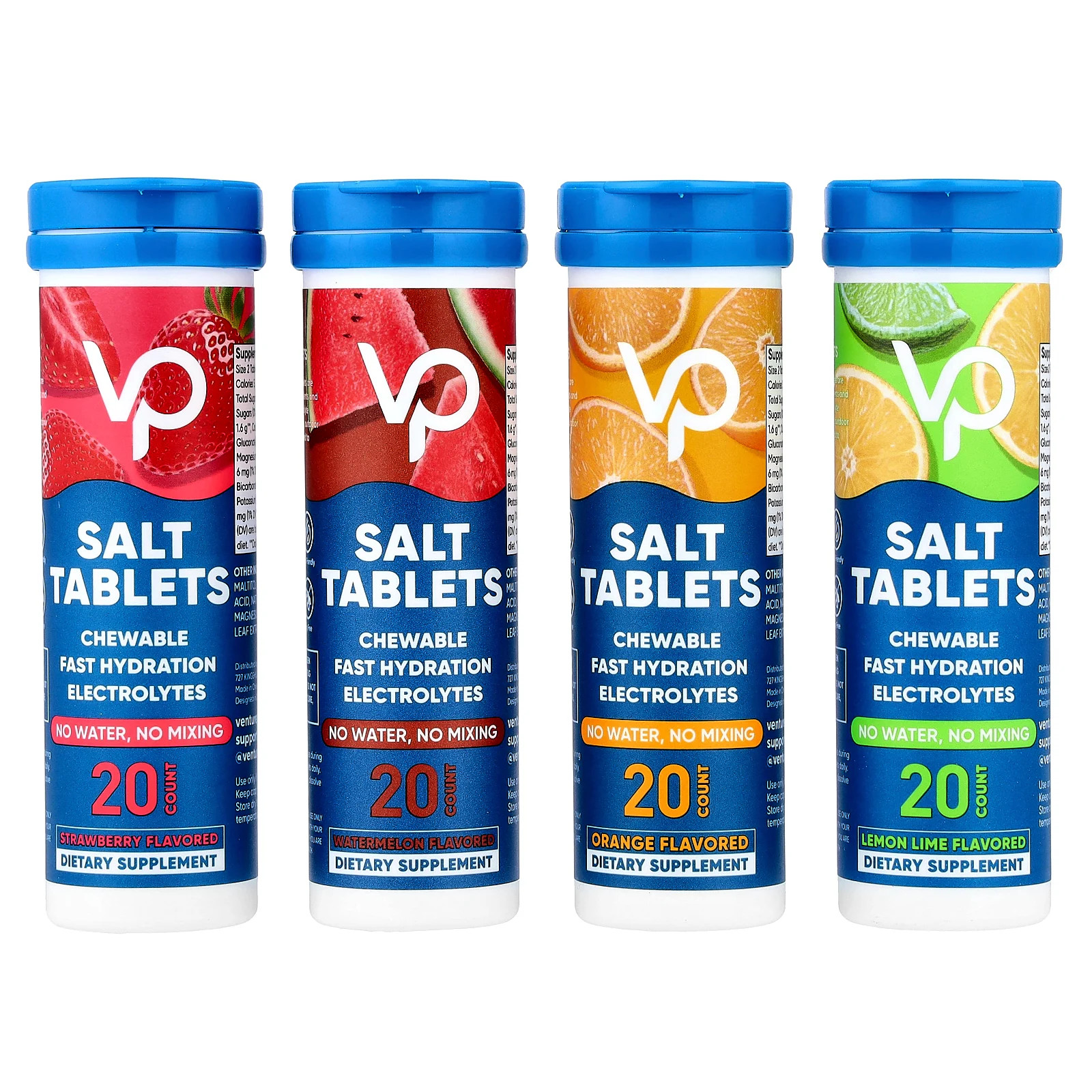 Fast Dissolve Electrolyte Tablets, Variety Pack, 80 Tablets