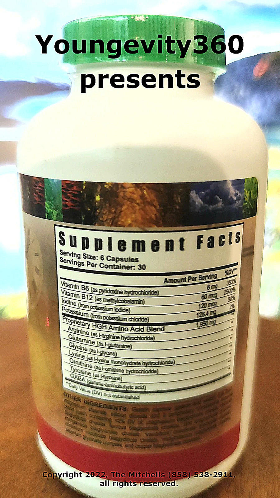Youngevity360 Amino Acid Blend Youth Complex, was called Youth Complex – 180 cap