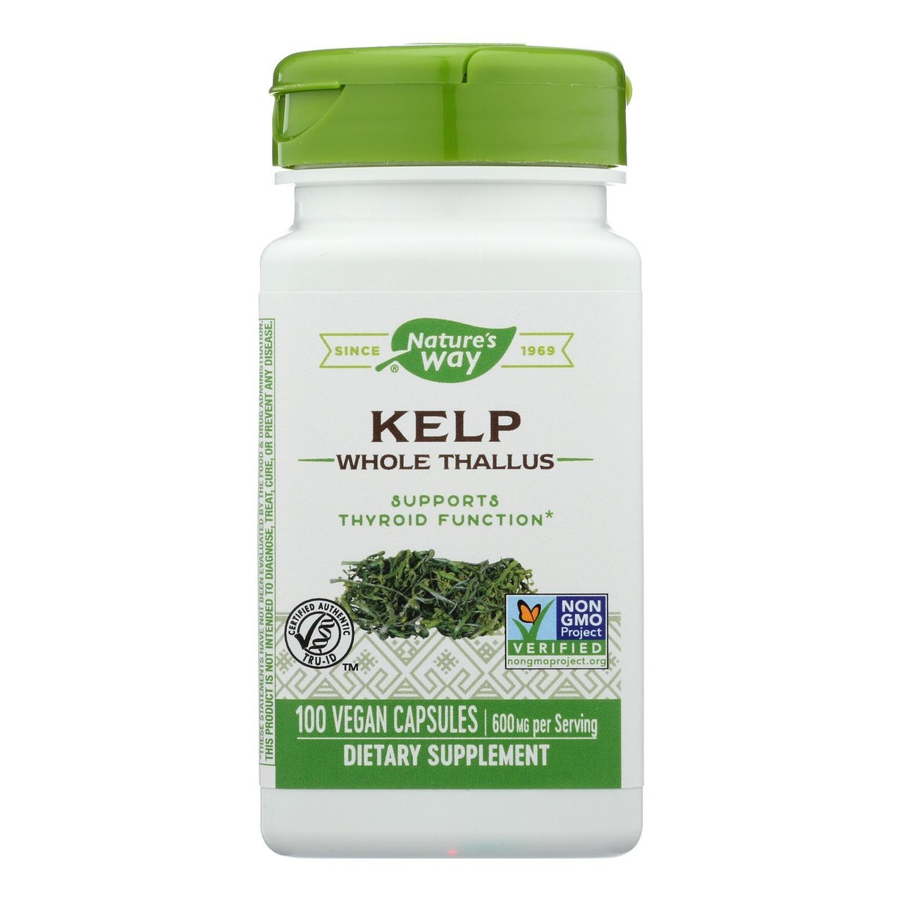 Nature’s Way Kelp 100 Capsules Exp: 11/30/2026
