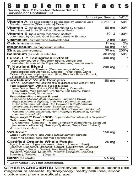 Youngevity Dr. Wallach XeraTest™ Hormonal Support for Men (60 Tablets)