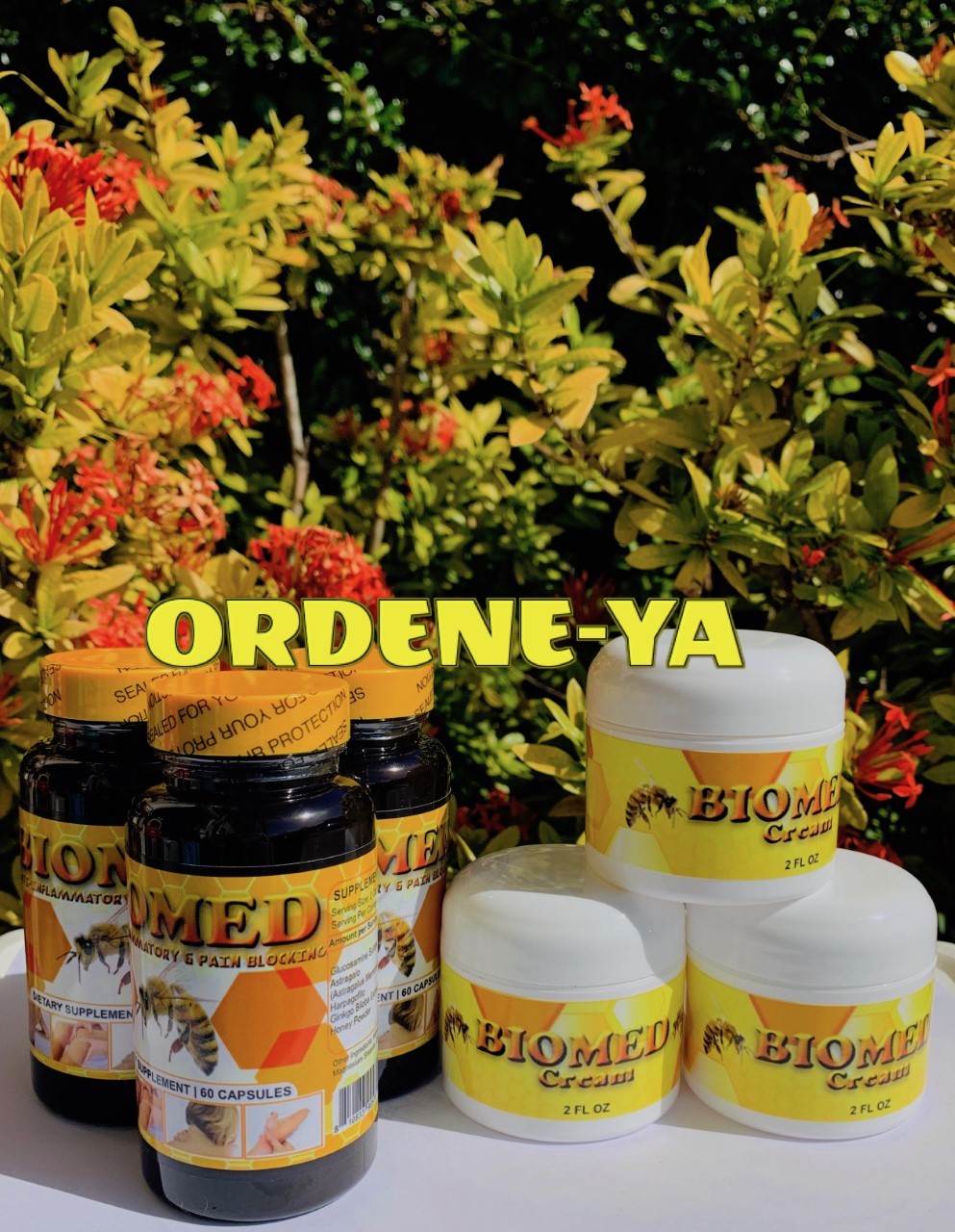 BIOMED Anti-Inflamatory Bee Therapy Arthritis Miracle StemCell Muscle Menthol