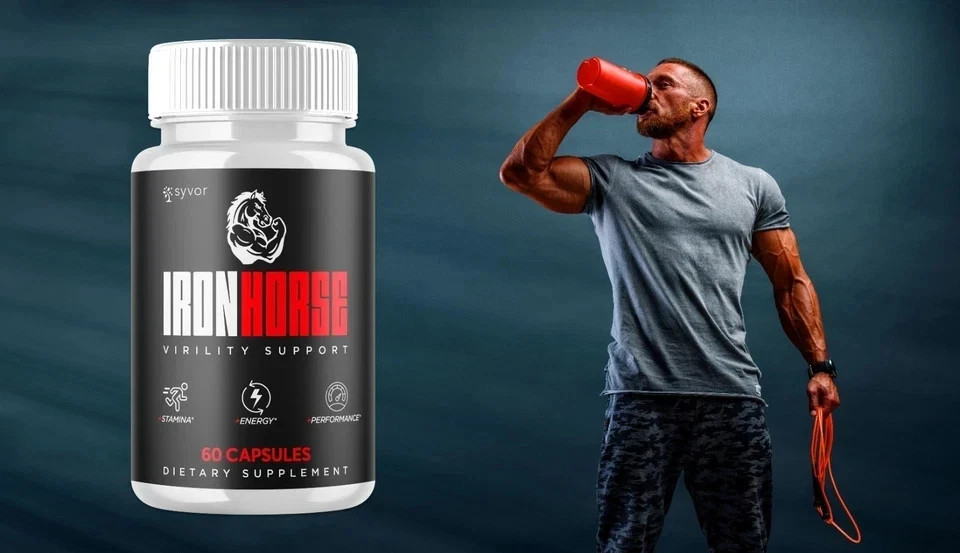 Iron Horse for Men Advanced Formula Vitamin Max Supplement 60 Capsules