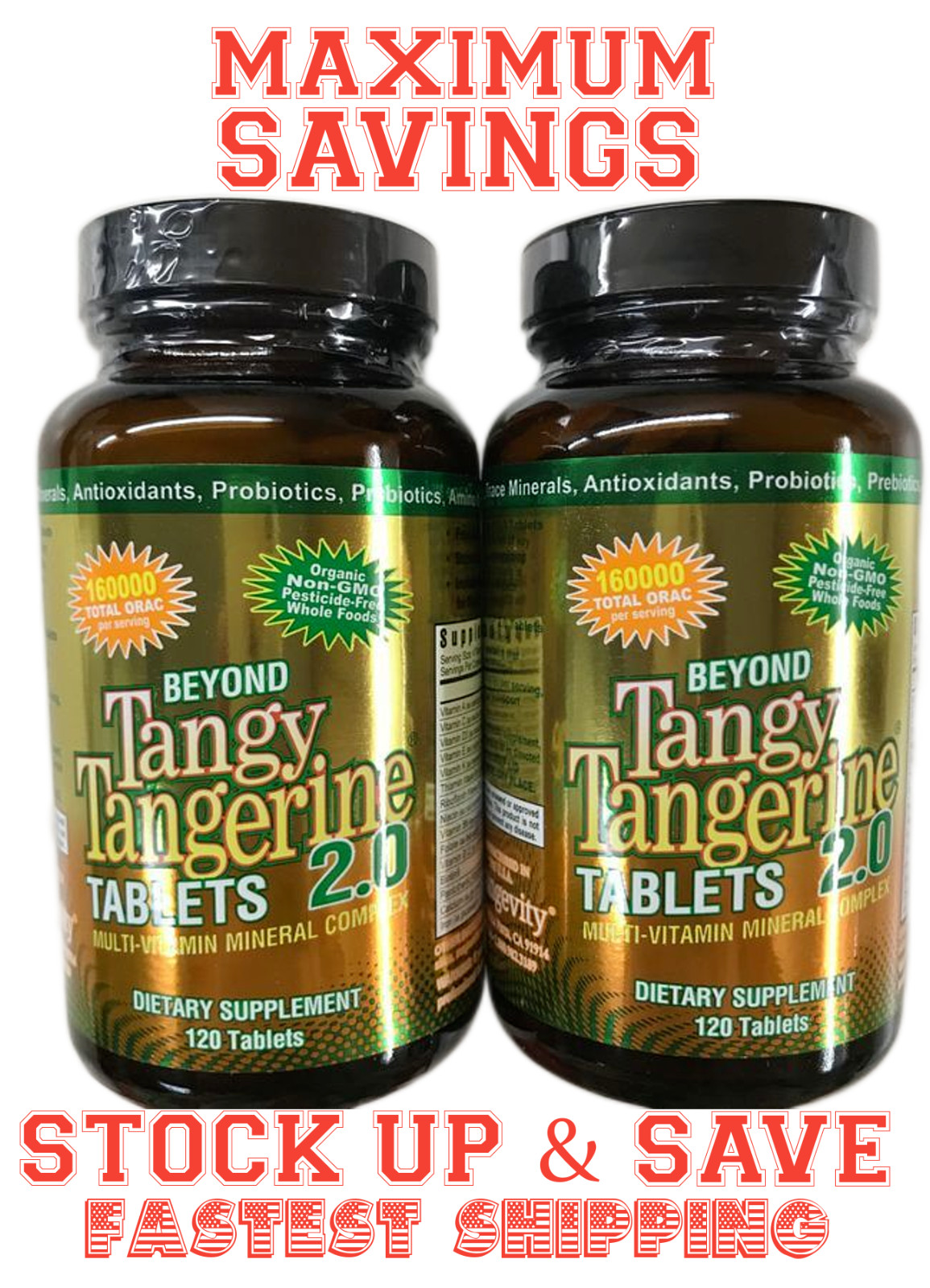 Beyond Tangy Tangerine BTT 2.0 Tablets 2PACK | Buy More SAVE MORE LIMITED OFFER