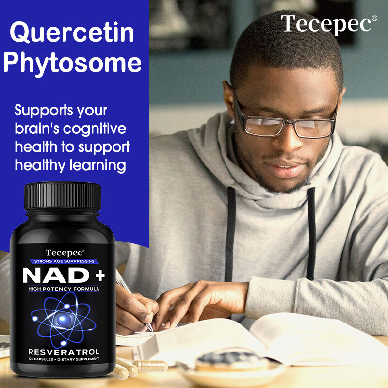 120 Ct Supplement with Nicotinamide Riboside Plus Resveratrol for Anti Aging