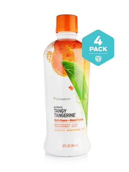 Youngevity David Ultimate Tangy Tangerine Liquid 4-Pak