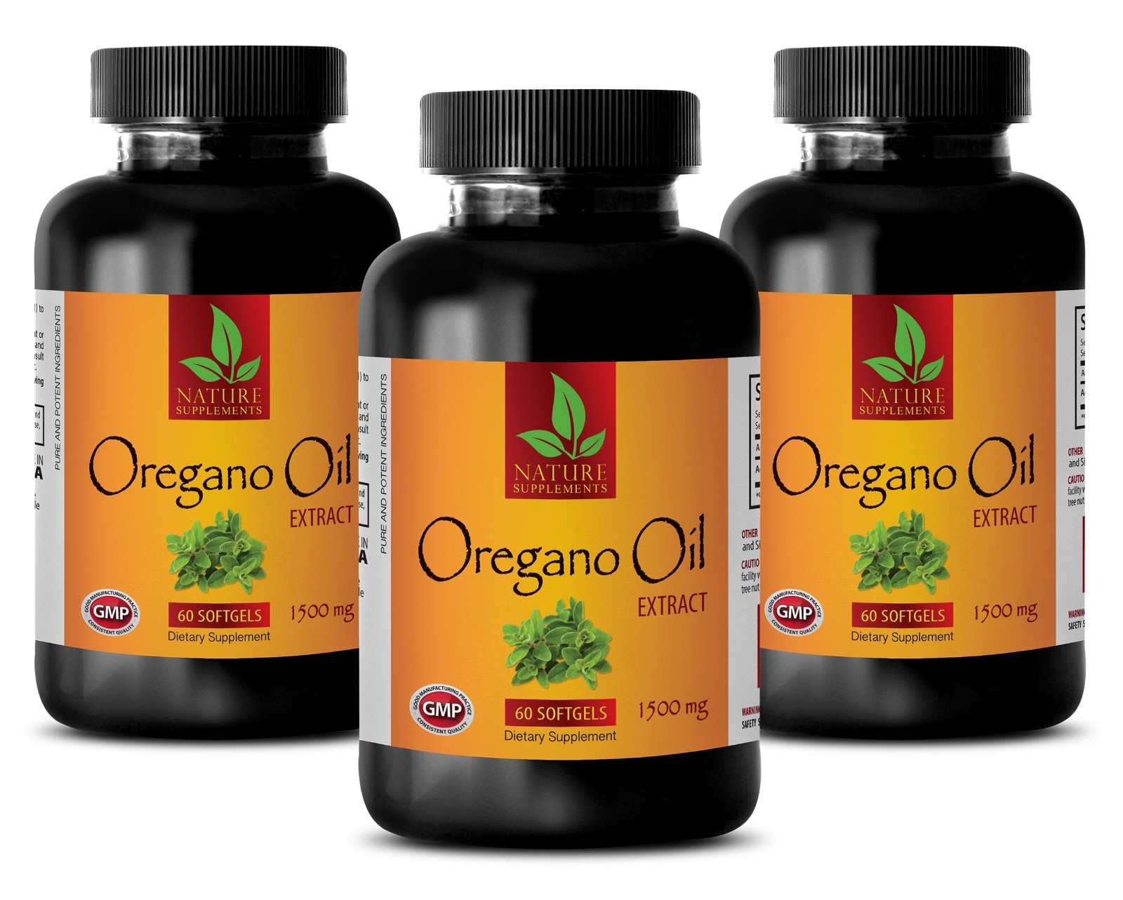 Oregano Oil Dietary Supplement, Joint Health 360 Capsules (3 Bottles)