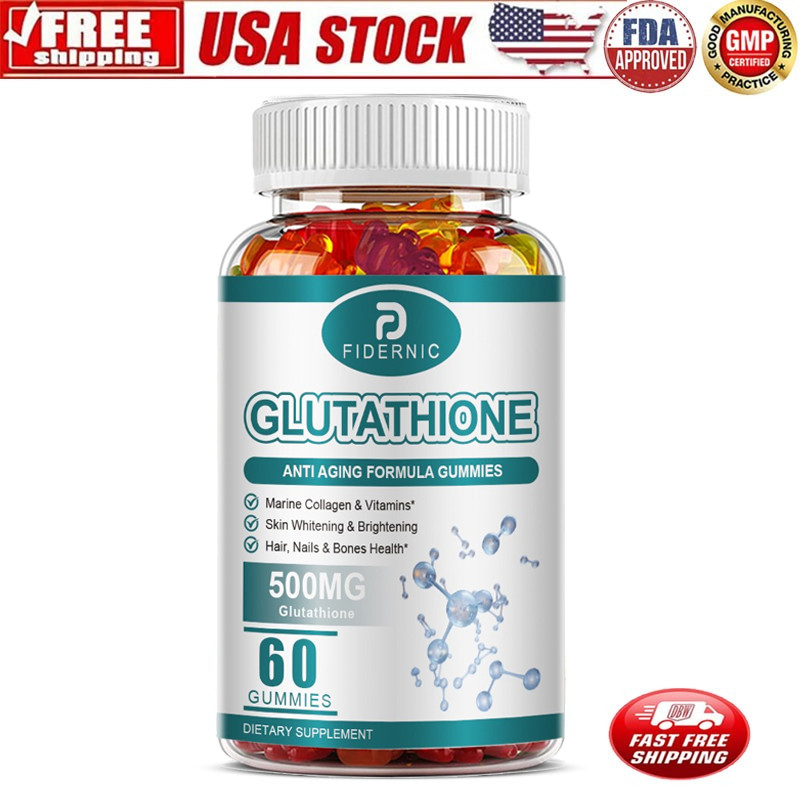 Glutathione Skin Whitening Gummies Brightening Anti-Aging Skin Care Supplement