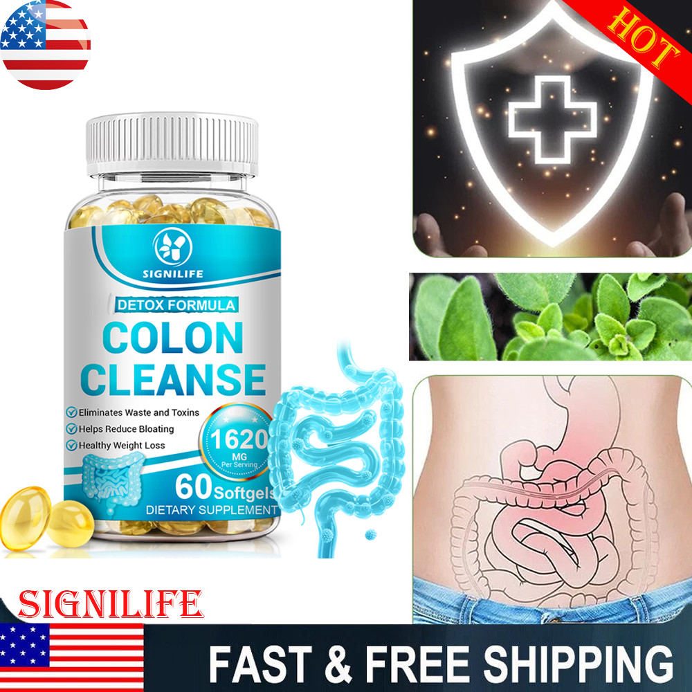 Anti-Parasite Candida Complex Herbal Detox Supplement for Colon Cleanse 60