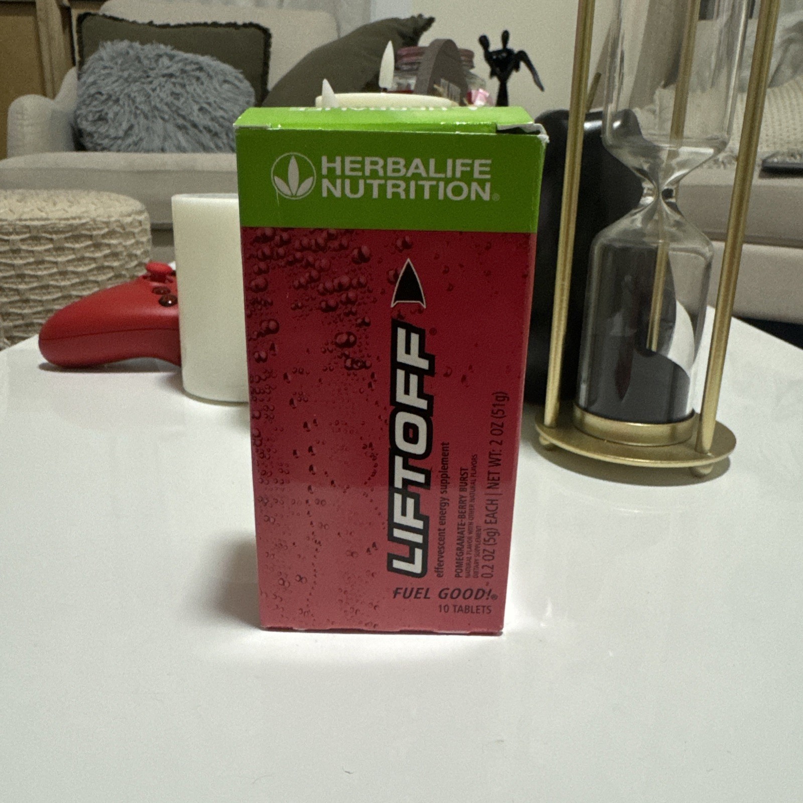 Herbalife Liftoff Pomegranate Berry Burst 10 Tablet，Boot Of Energy，Clears Mind
