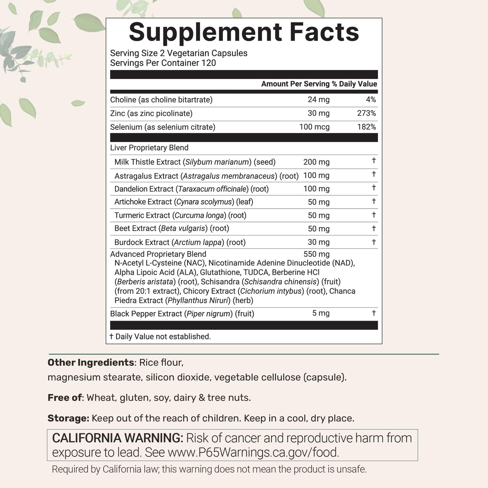 Liver Advanced+, 240 Veggie Capsules | 20in1 Complex with Milk Thistle, Dande…