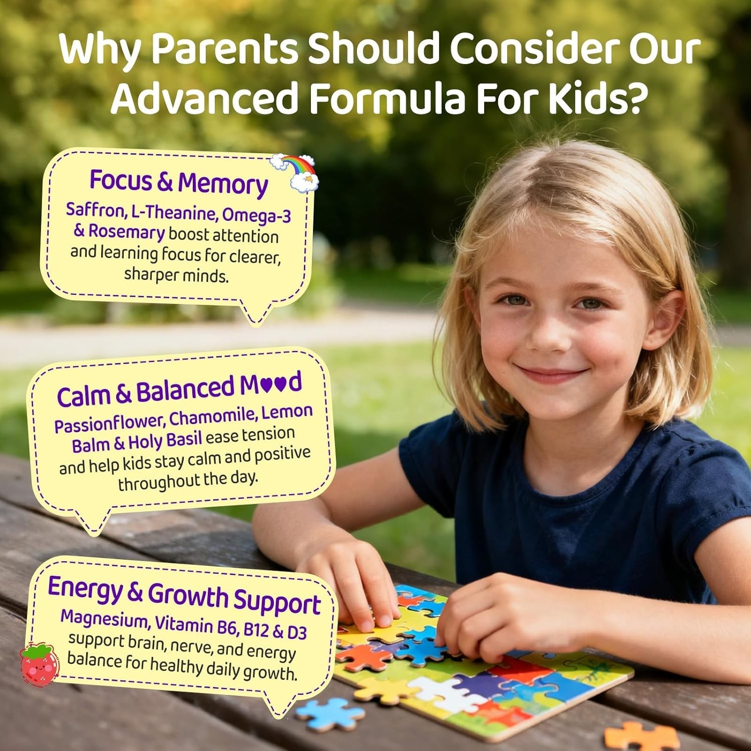 NATISLAND Liposomal Saffron Drops for Kids ~ Organic Saffron Extract Supplement