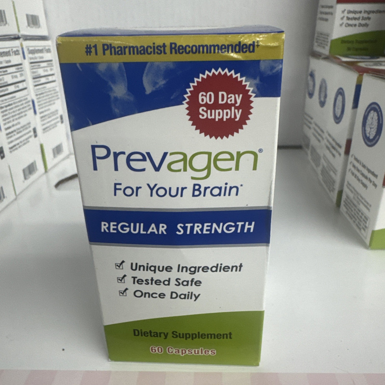 Prevagen Regular Strength Dietary Supplement Capsules 60ct Once Daily Formula