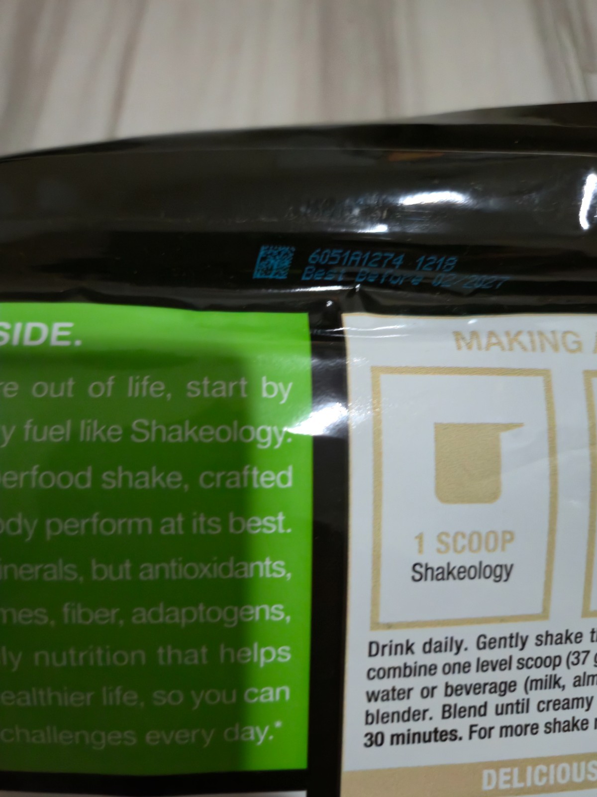 SALE!!! Shakeology vanilla Protein Shake Mix Powder Bag 30 Servings Beachbody