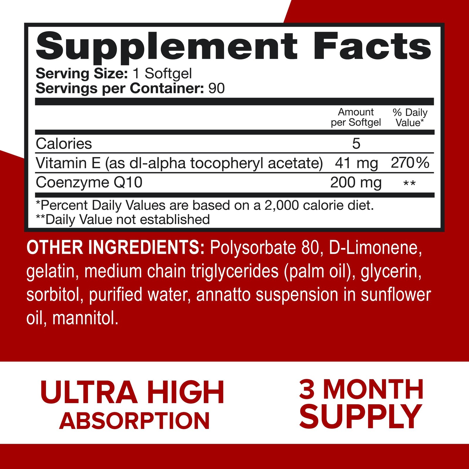 New Qunol CoQ10 200mg Softgels, Ultra CoQ10 – Ultra High Absorption Coenzyme Q10