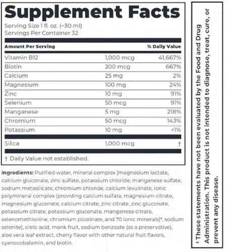 1 BOTTLE MAXIMUM LIVING MINERALRICH PLUS ALOE LIQUID MINERAL RICH. 32 OZ.