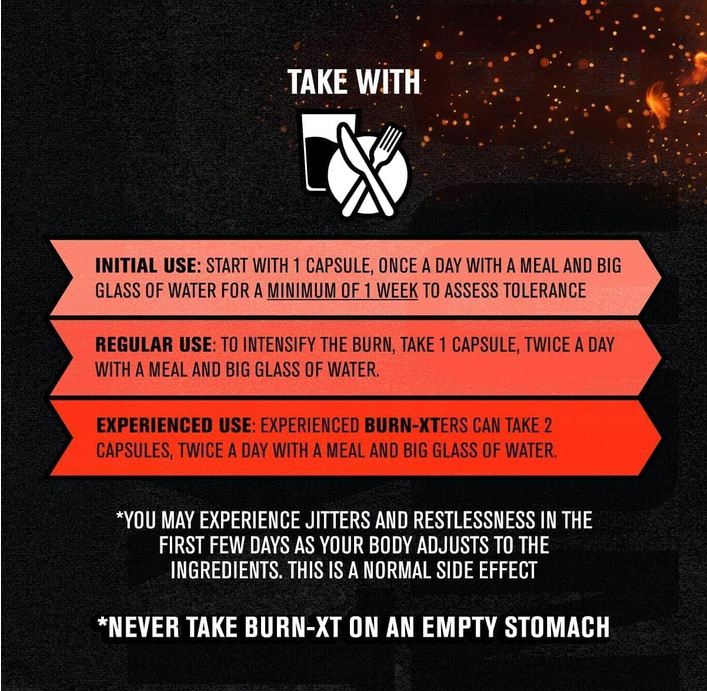 Burn-XT Thermogenic Fat Burning Capsules,60pcs,Burn Fat, Calorie Burn