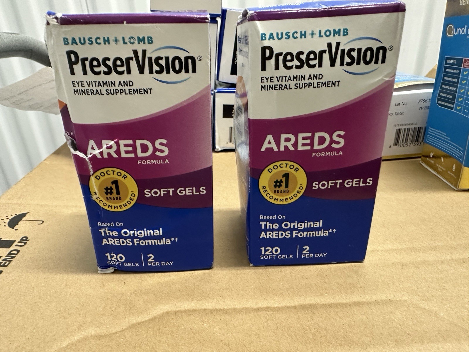 PreserVision Areds Soft Gels, 120 Count, 2 Pack