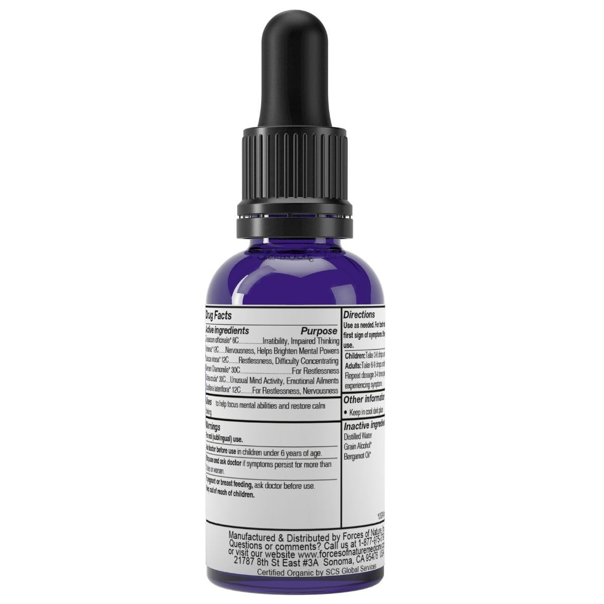 Forces Of Nature Focus Supplement Focus More Homeopathic Medicine Nootropics