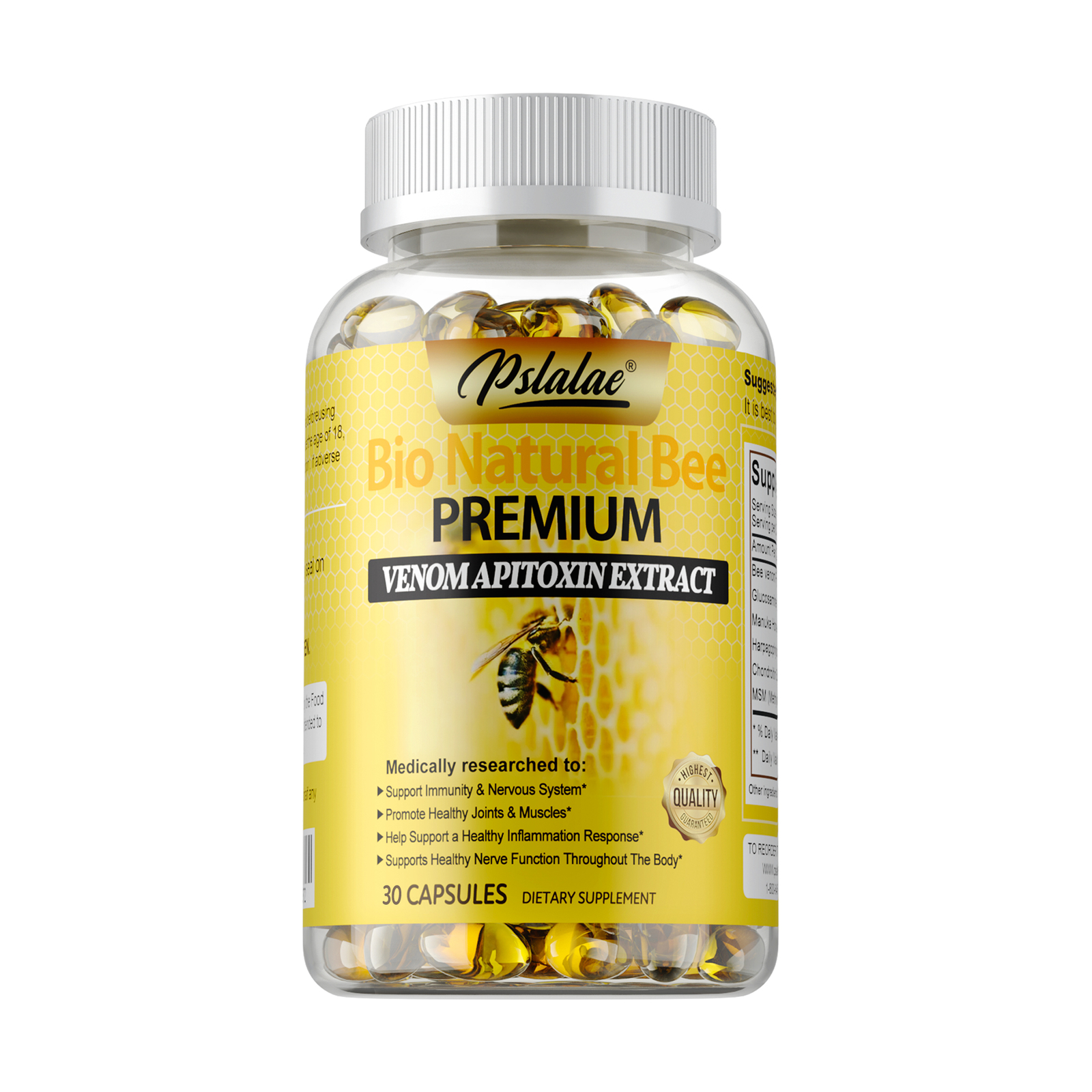 Bio Natural Bee – Anti-Inflamatory Arthritis Health-with Glucosamine Sulfate,MSM