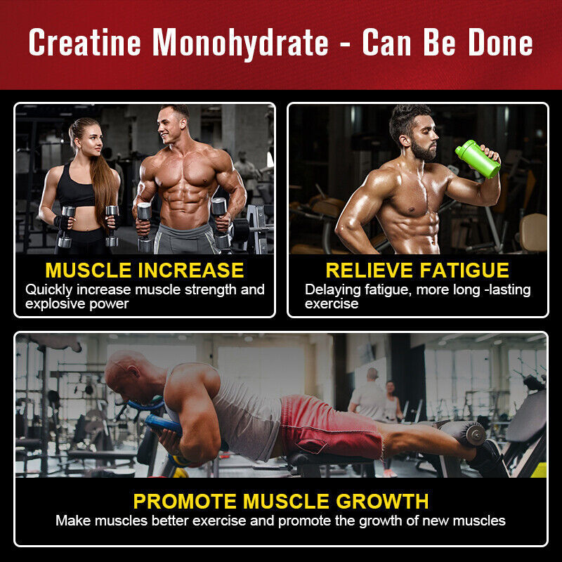 3500mg Creatine Monohydrate Capsules – Bodybuilding Muscle Growth – 90 Pills